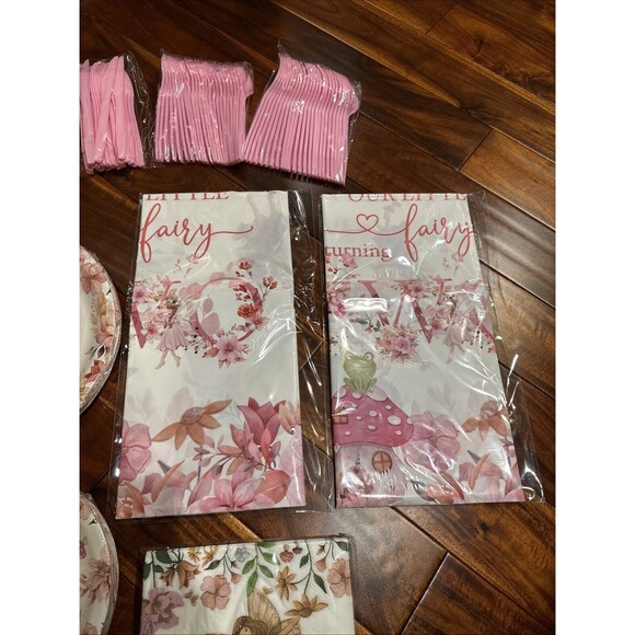 Party Supplies 2nd Birthday Kids Toddler Cups Plates Napkins Tablecloth Utensils - Picture 3 of 16